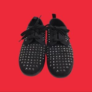 Dr. Martens SoStud 3Eye Black Sneakers Sz 9L VGUC